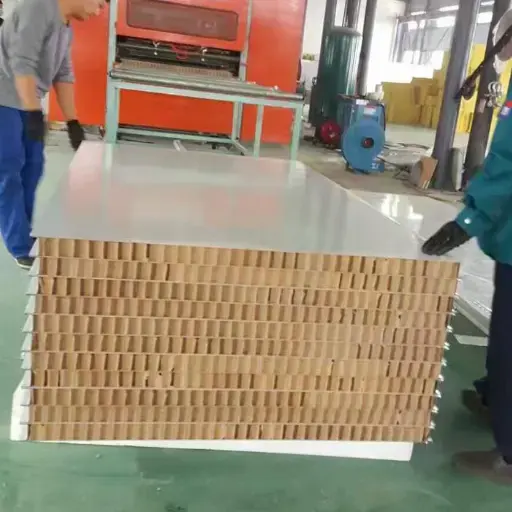 Қағаздан жасалған бал ұясы таза бөлме панельдері